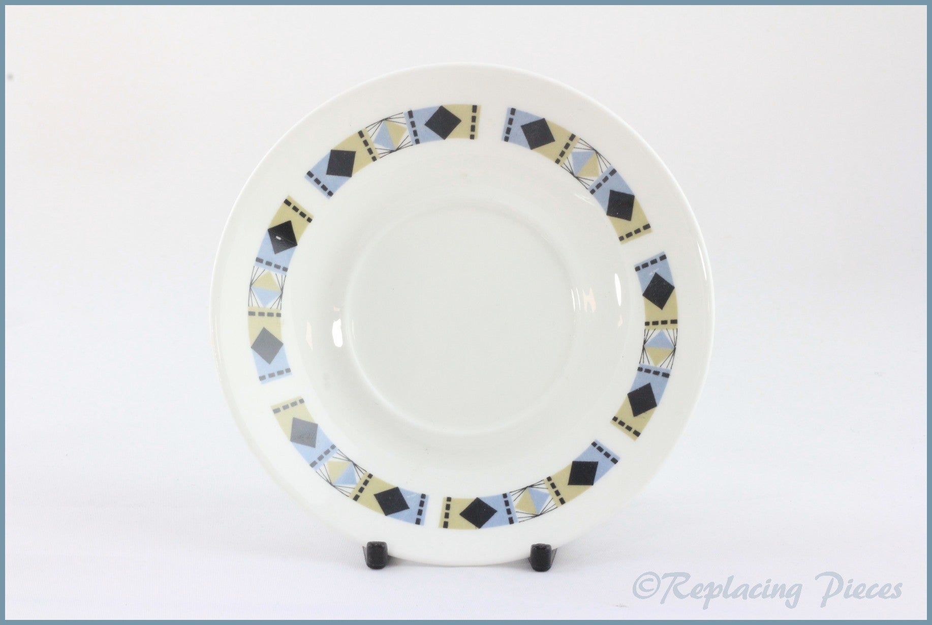 Royal Adderley - Masquerade - Coffee Saucer (Grey)