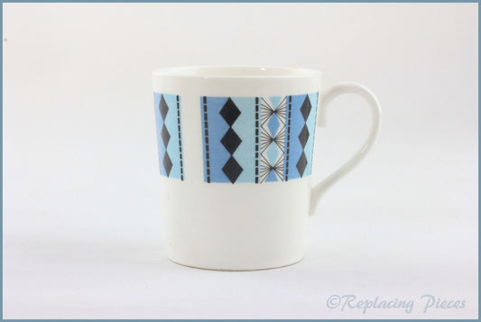 Royal Adderley - Masquerade - Coffee Cup (Blue)