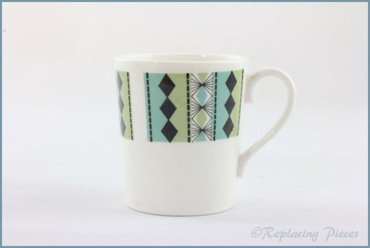 Royal Adderley - Masquerade - Coffee Cup (Green)
