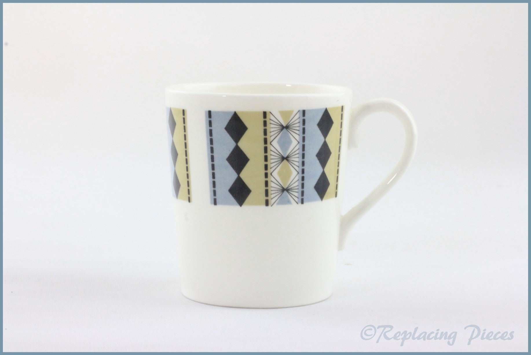 Royal Adderley - Masquerade - Coffee Cup (Grey)