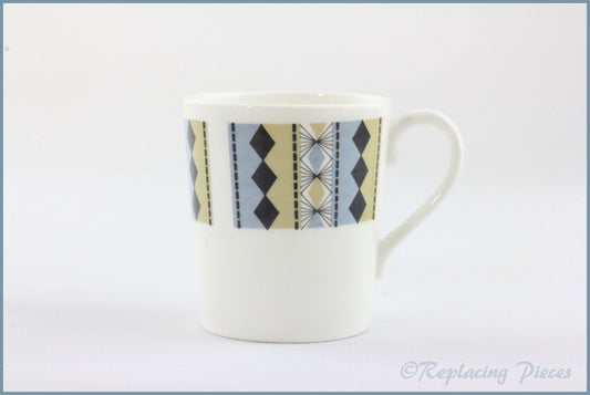 Royal Adderley - Masquerade - Coffee Cup (Grey)