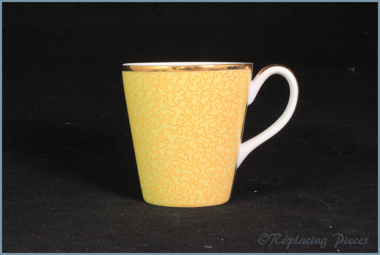 Royal Worcester - Celebration Of HRH 80th Birthday - Coffee Cup (Yellow)