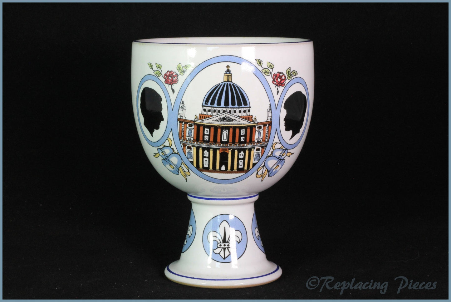 Denby - Commemorative Goblet - Charles & Di