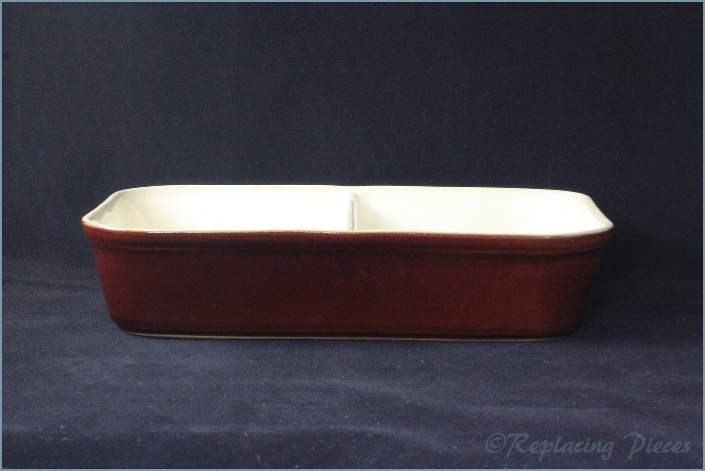 Denby - Classic - Divided Oblong Roaster