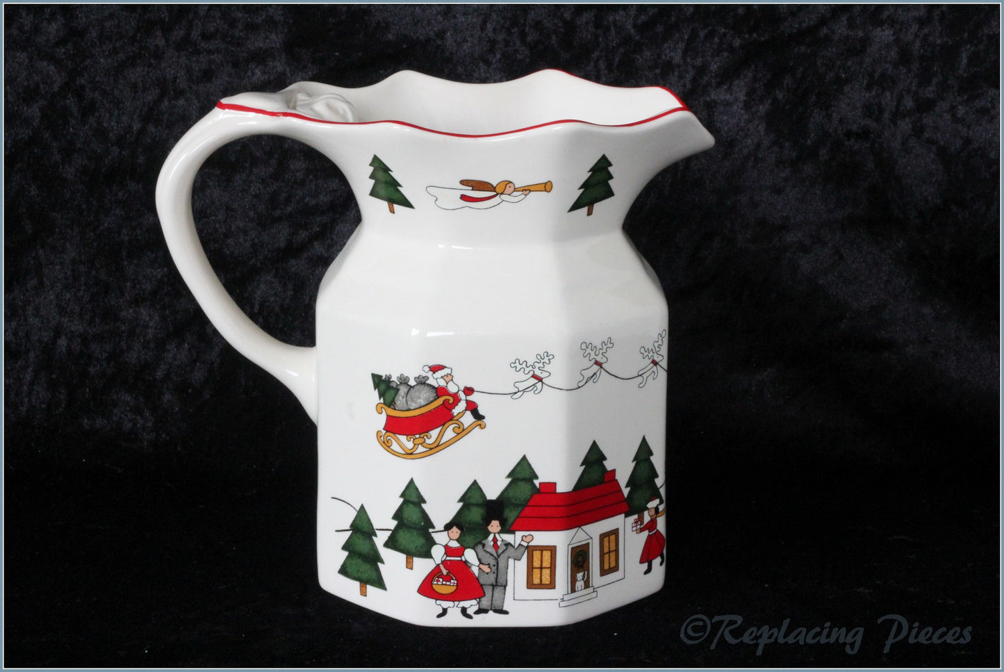 Masons - Christmas Village - Fenton Jug
