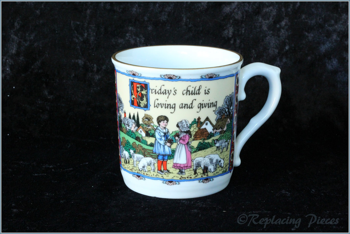 Royal Worcester - Birthday Days - Mug (Friday)