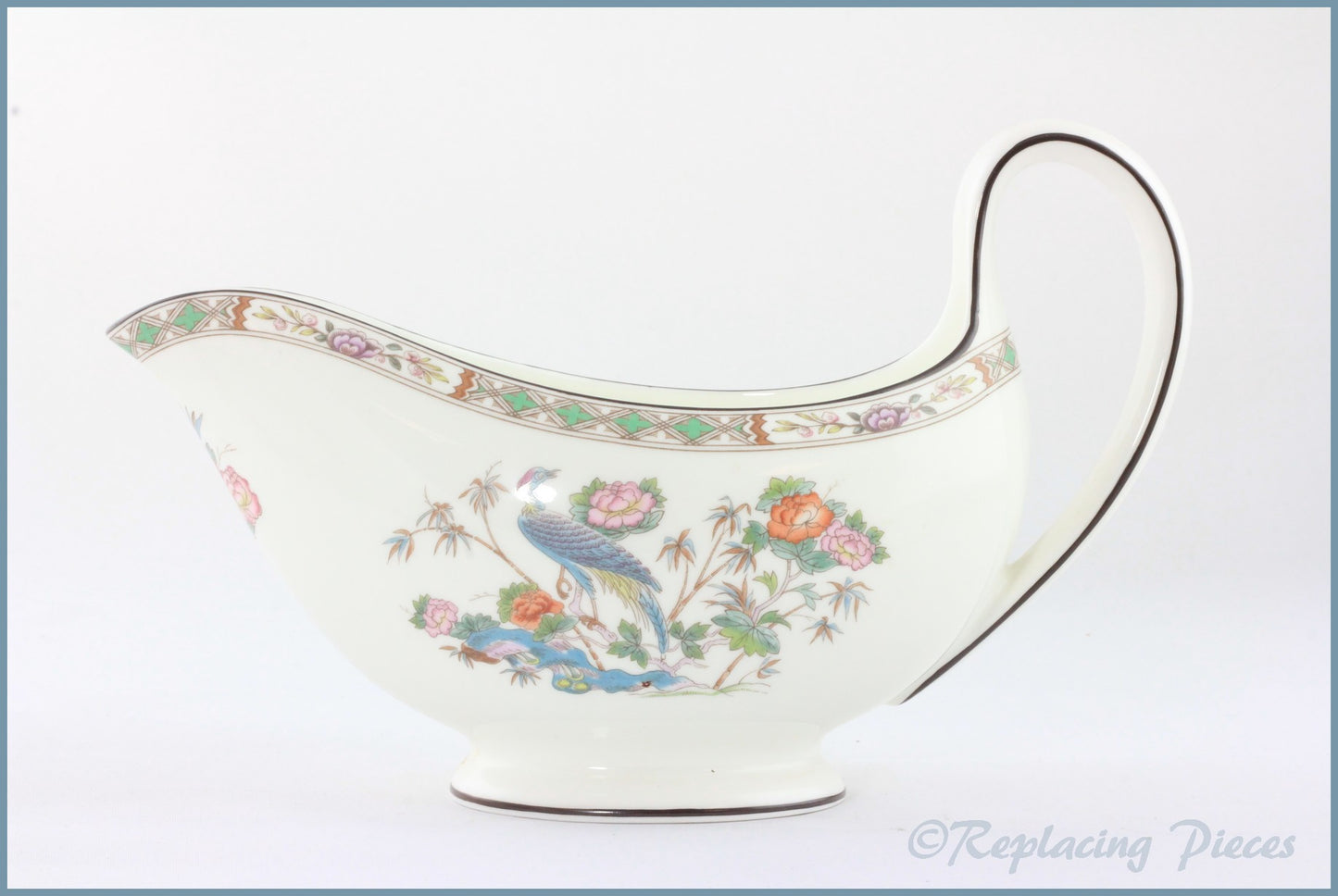 Wedgwood - Kutani Crane - Gravy Boat