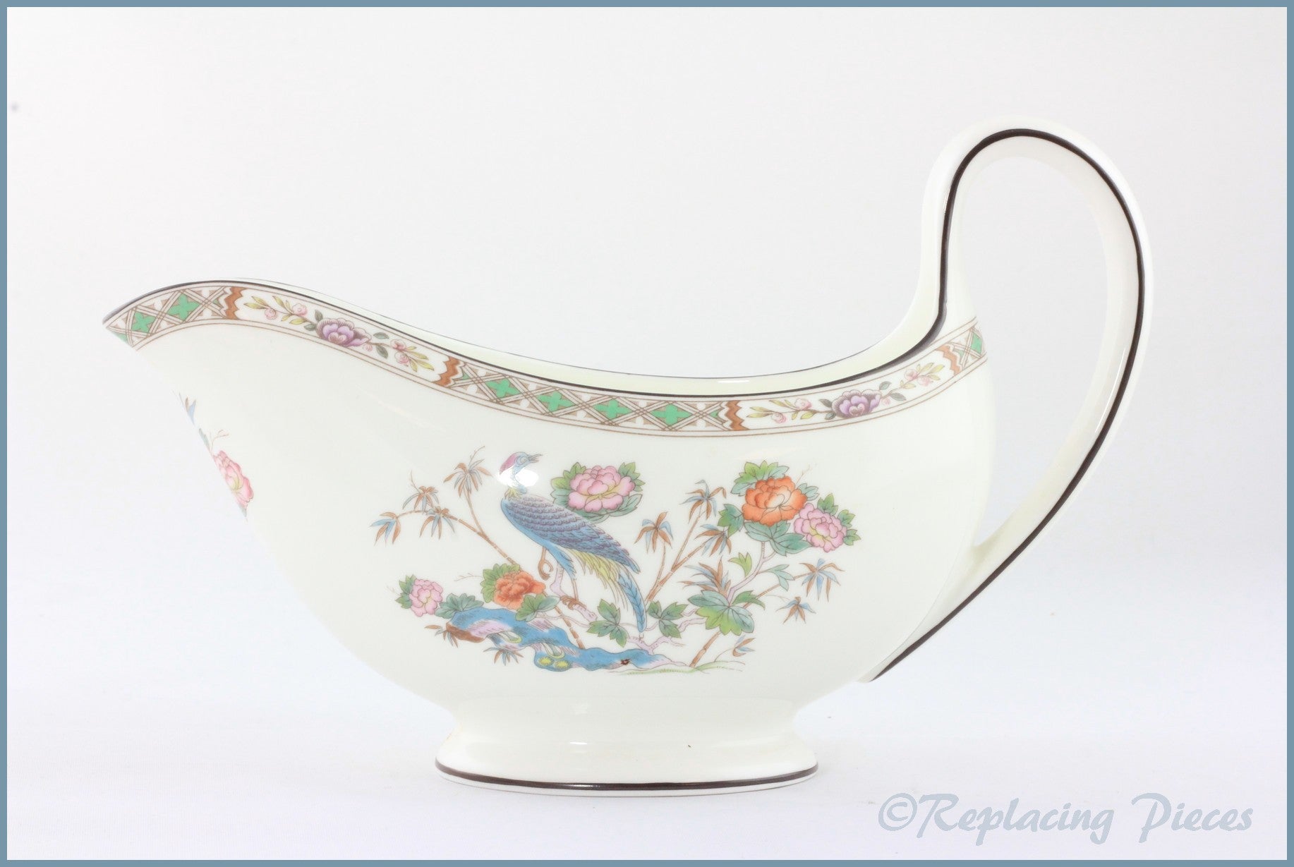 Wedgwood - Kutani Crane - Gravy Boat