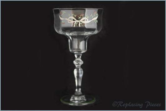 Johnson Brothers - Eternal Beau - Dessert Bowl (Glass - Green Line On Foot)