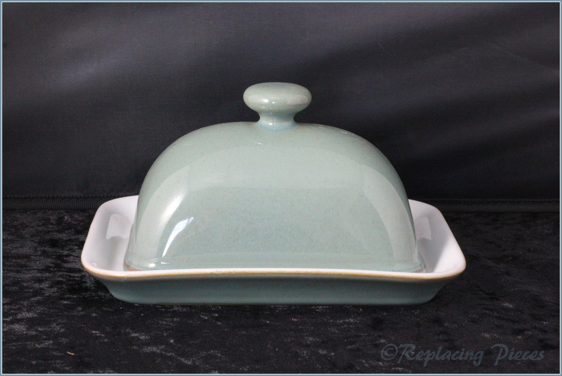 Denby Regency Green Lidded Butter Dish Replacingpieces