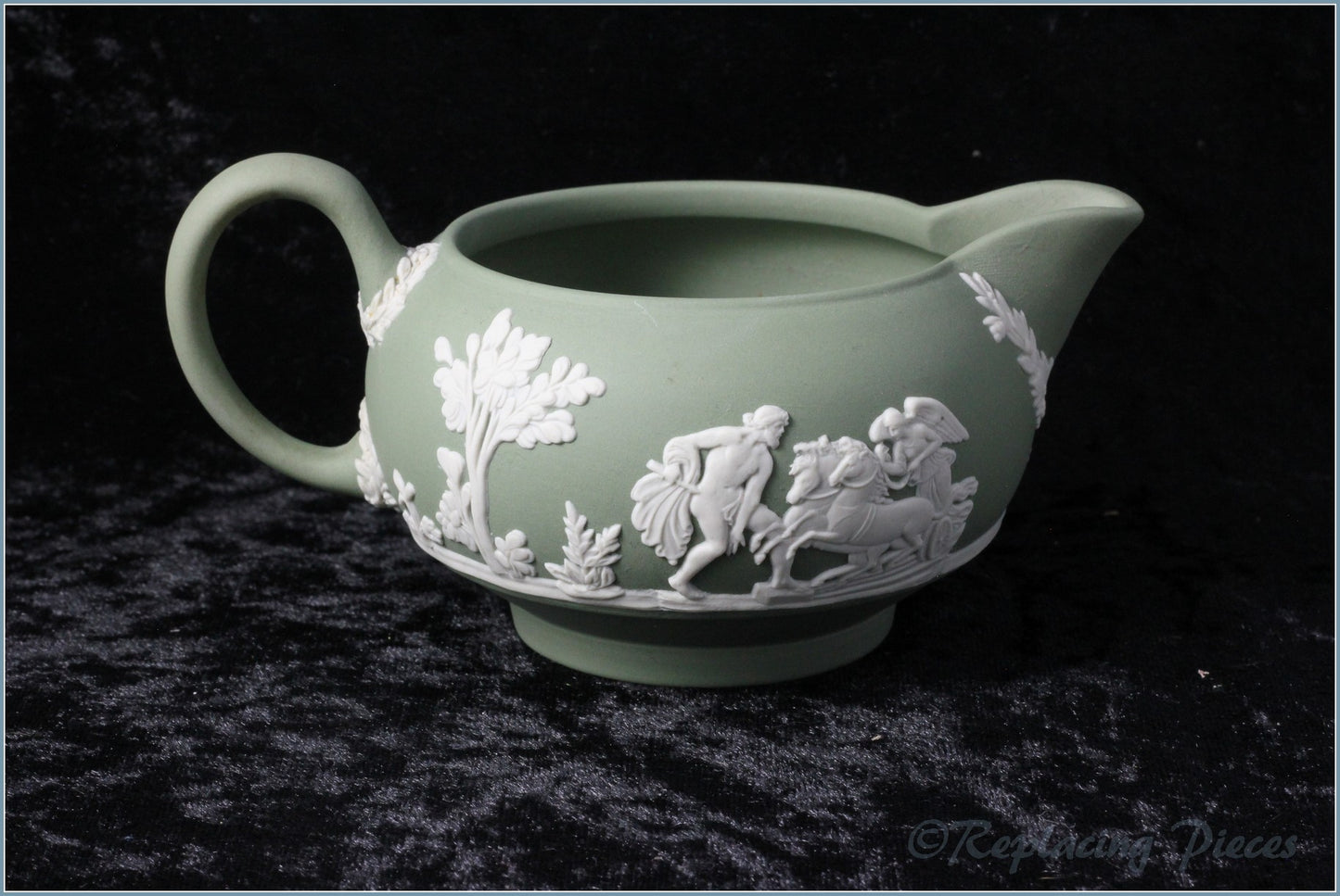Wedgwood - Jasperware (Sage Green) - Milk Jug - WWJWG4