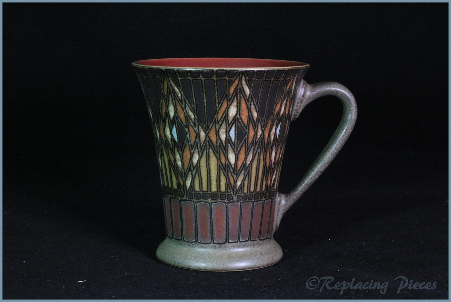 Denby - Gatsby Deco - Mug (Red Interior)