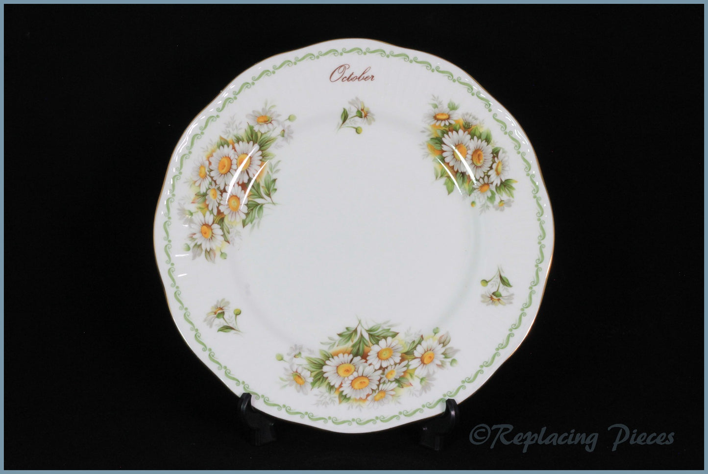 Queens - Special Flowers - 8 1/4" Salad Plate (October)