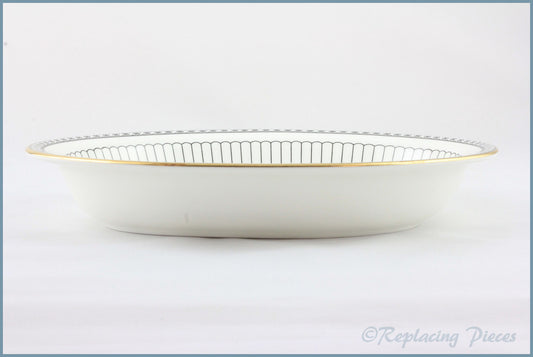 Wedgwood - Colonnade (Black) (R4340) - Open Vegetable Dish