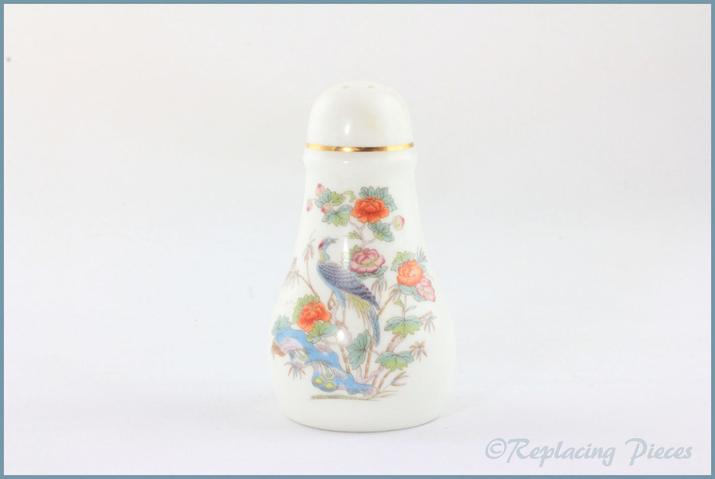 Wedgwood - Kutani Crane (Gold Edge) - Pepper Pot