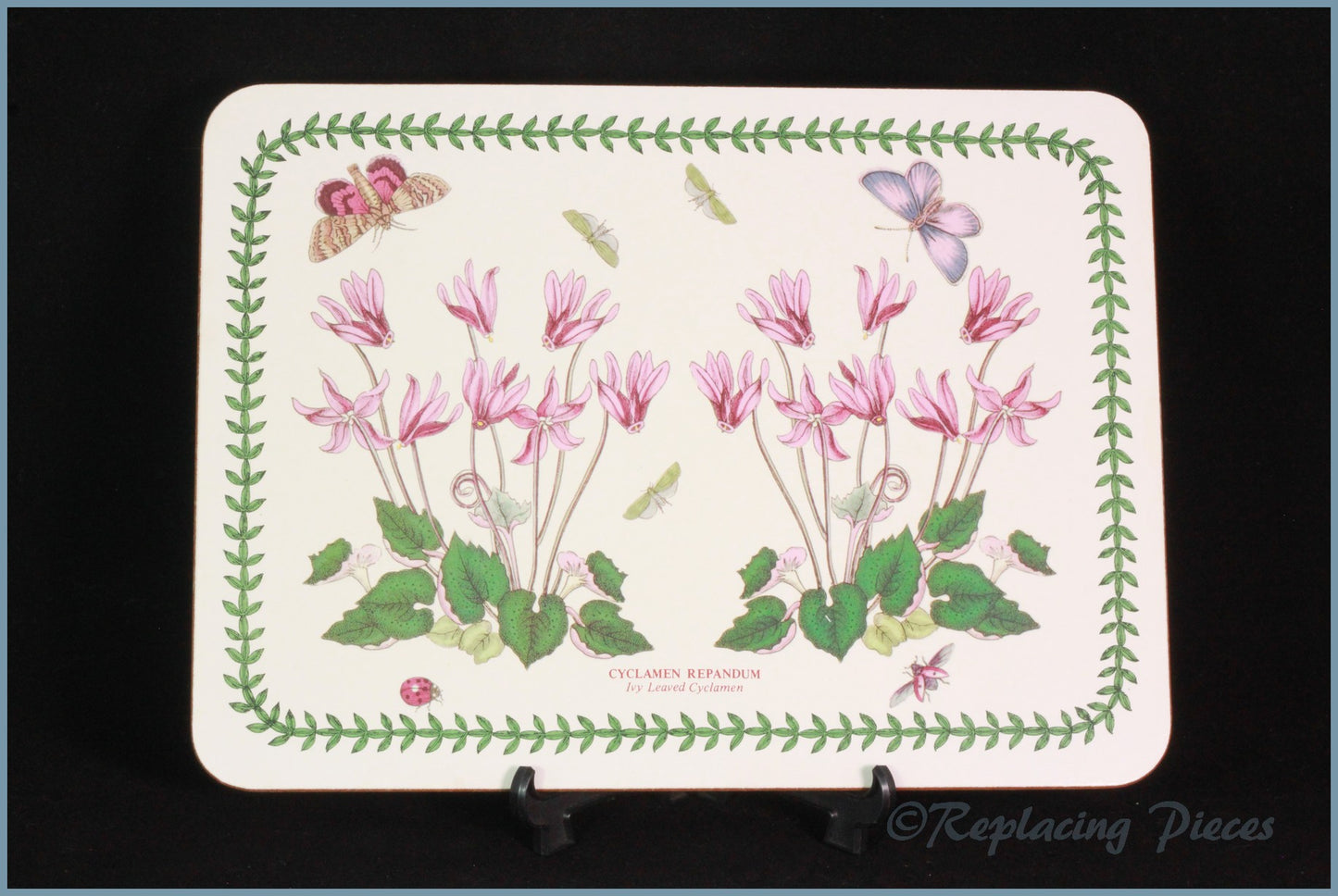 Portmeirion - Botanic Garden - Oblong Place Mat (Ivy Leaved Cyclamen)