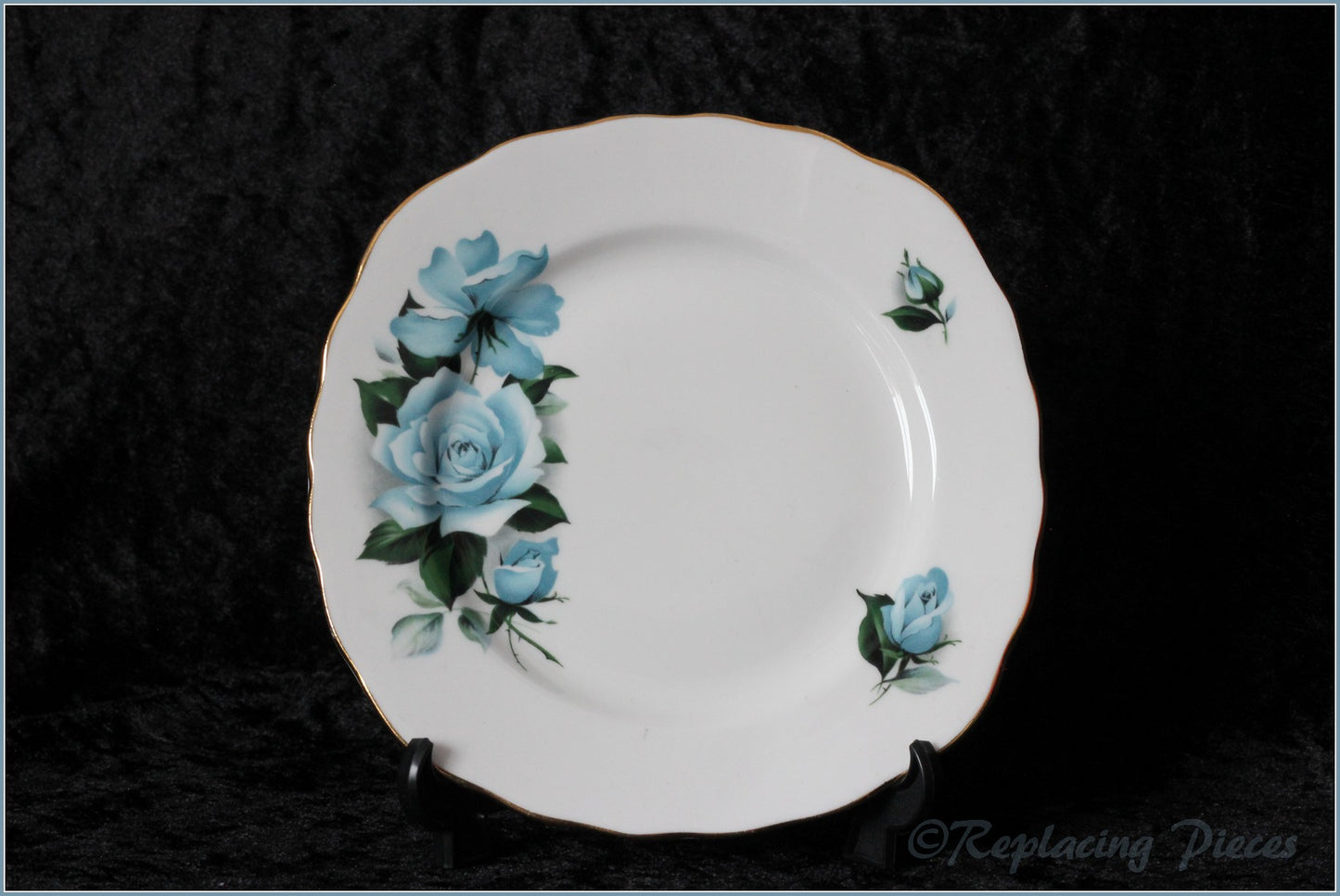 Queen Anne - 8282 (Blue Rose) - Side Plate