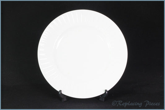 Wedgwood - Night & Day - 8 1/4" Salad Plate (White-Ribbed)