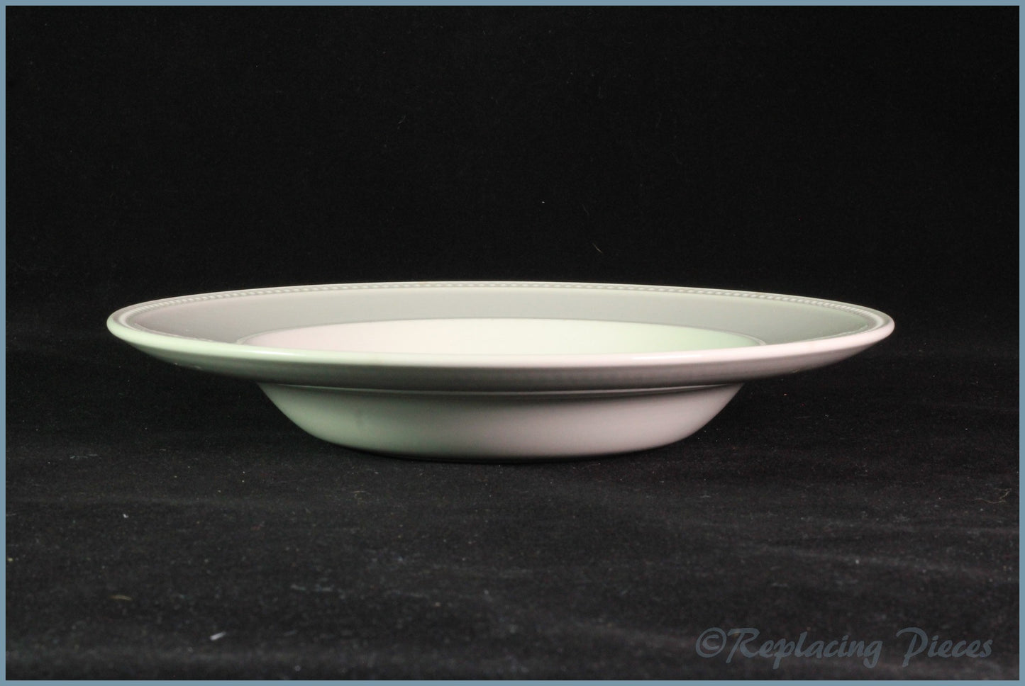 Wedgwood - Windsor - 9" Rimmed Soup Bowl (Dotted Rim)