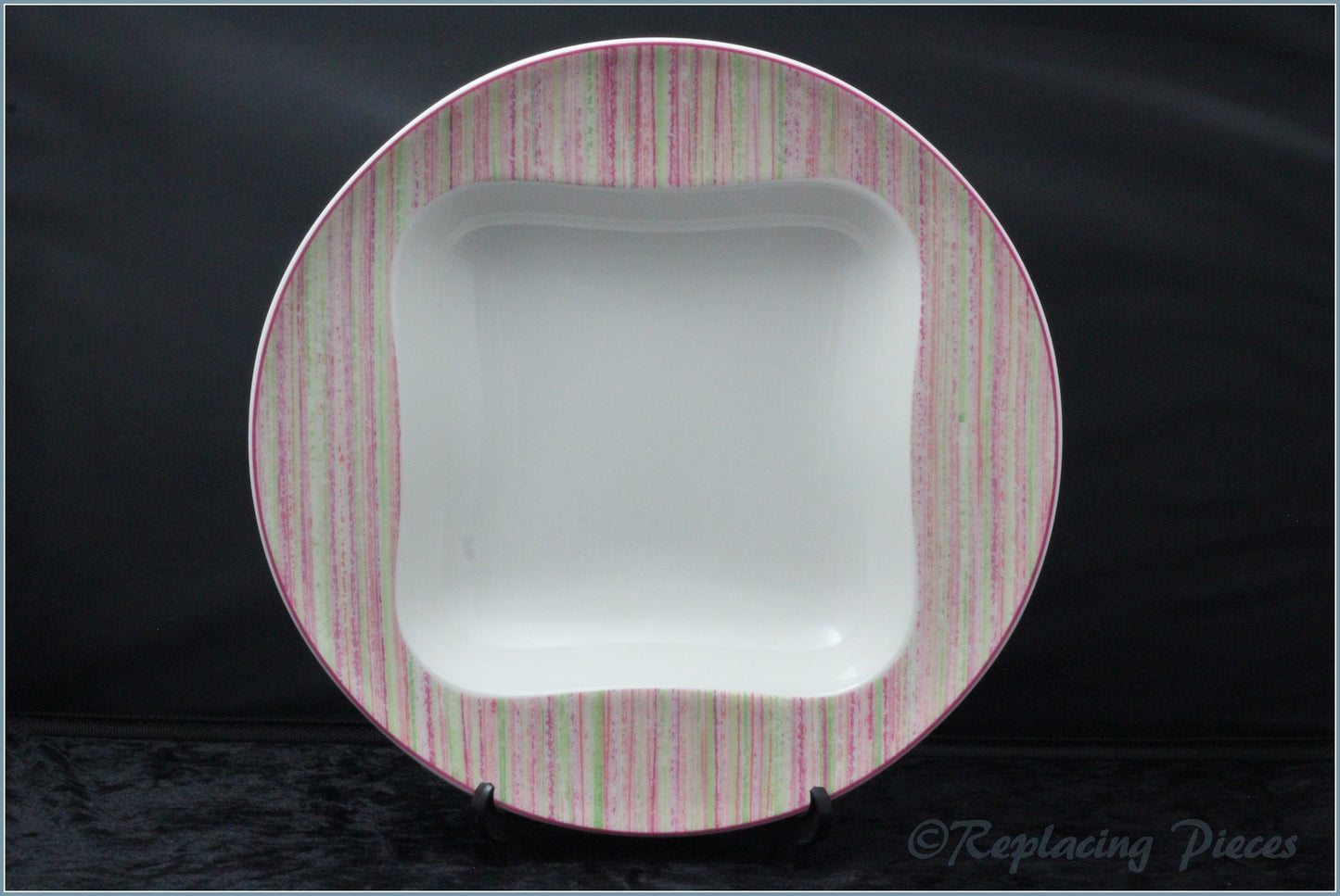 Villeroy & Boch - Vivo - 10 7/8" Rimmed Bowl (Stripe)