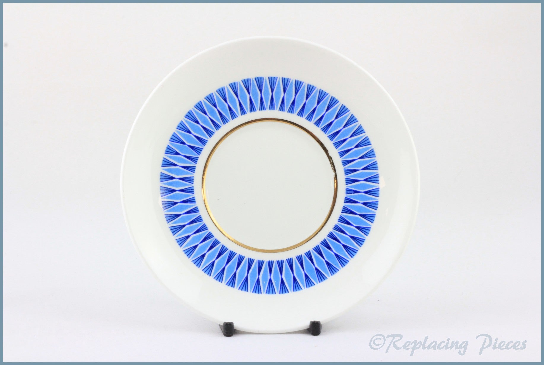 Elizabethan - Calypso - Coffee Can Saucer (Blue)