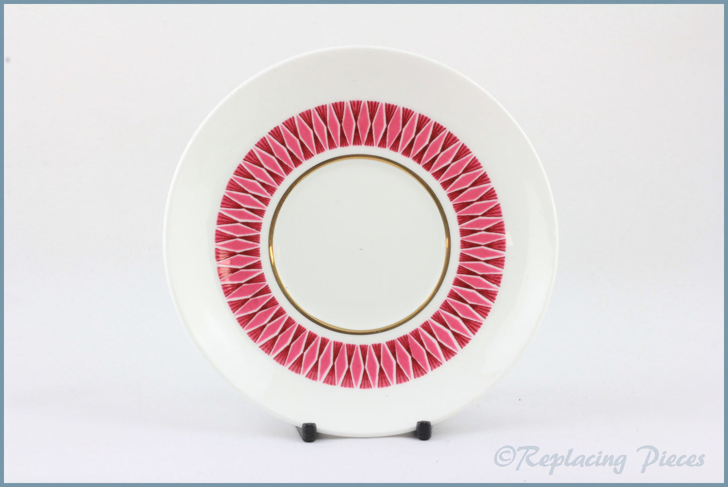Elizabethan - Calypso - Coffee Can Saucer (Pink)