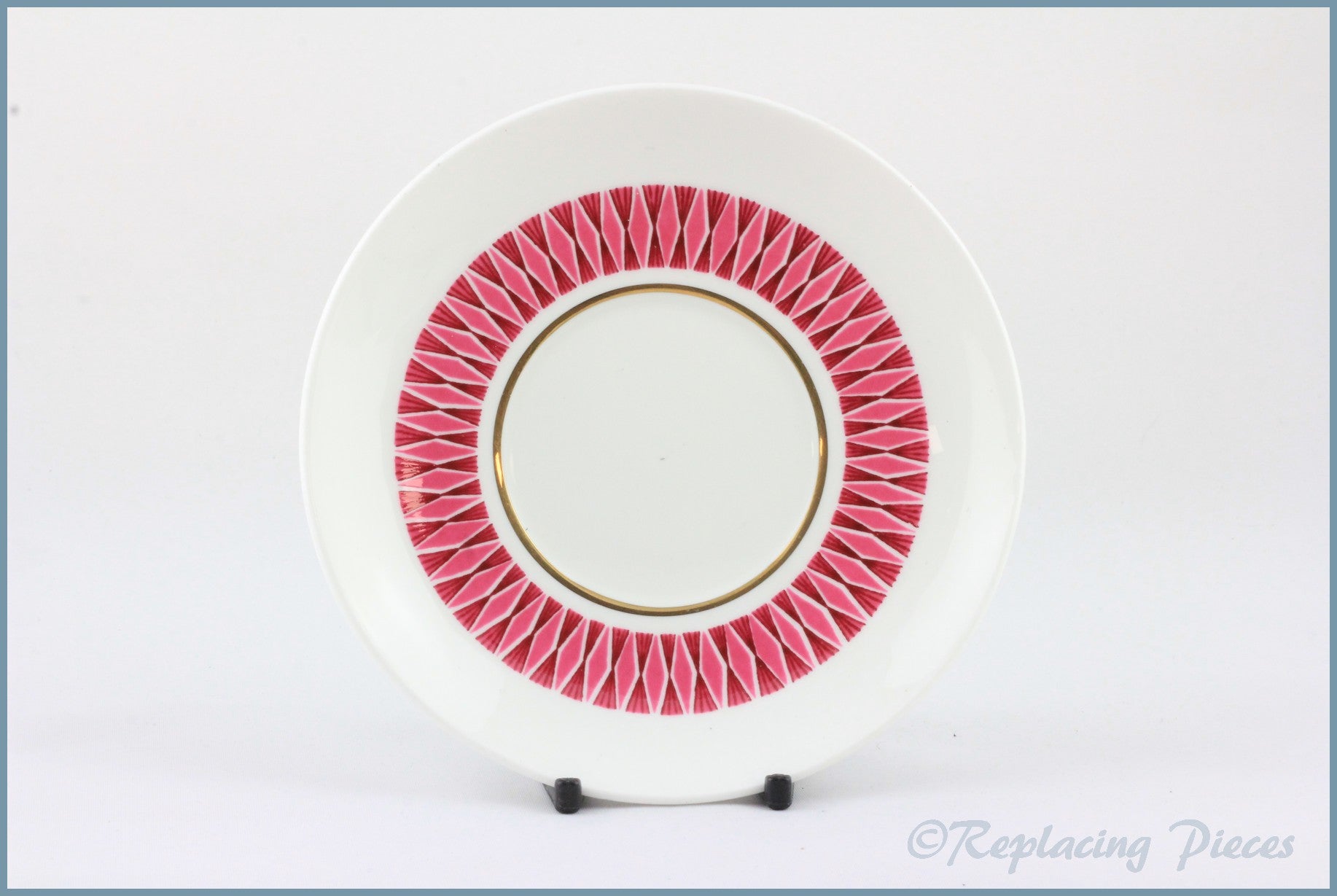 Elizabethan - Calypso - Coffee Can Saucer (Pink)