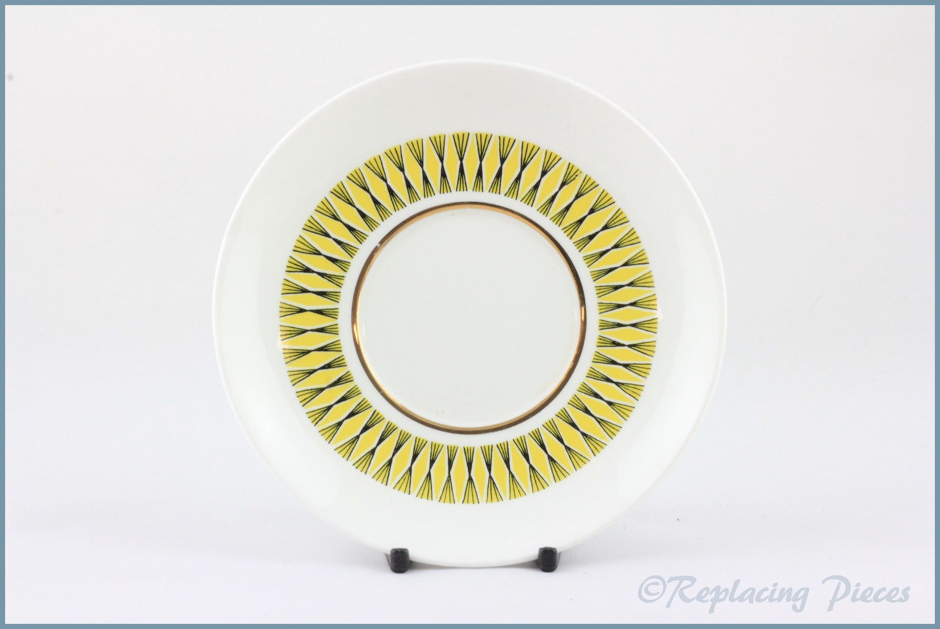 Elizabethan - Calypso - Coffee Can Saucer (Yellow)