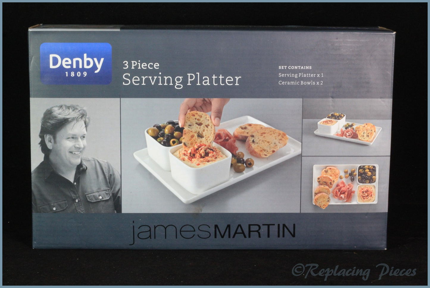 Denby - James Martin - 3 Piece Serving Platter