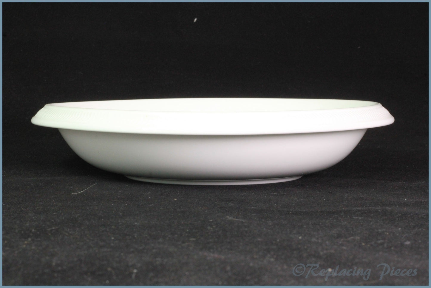 Wedgwood - Night & Day - 8 1/2" Soup Bowl (White-Herring Bone)
