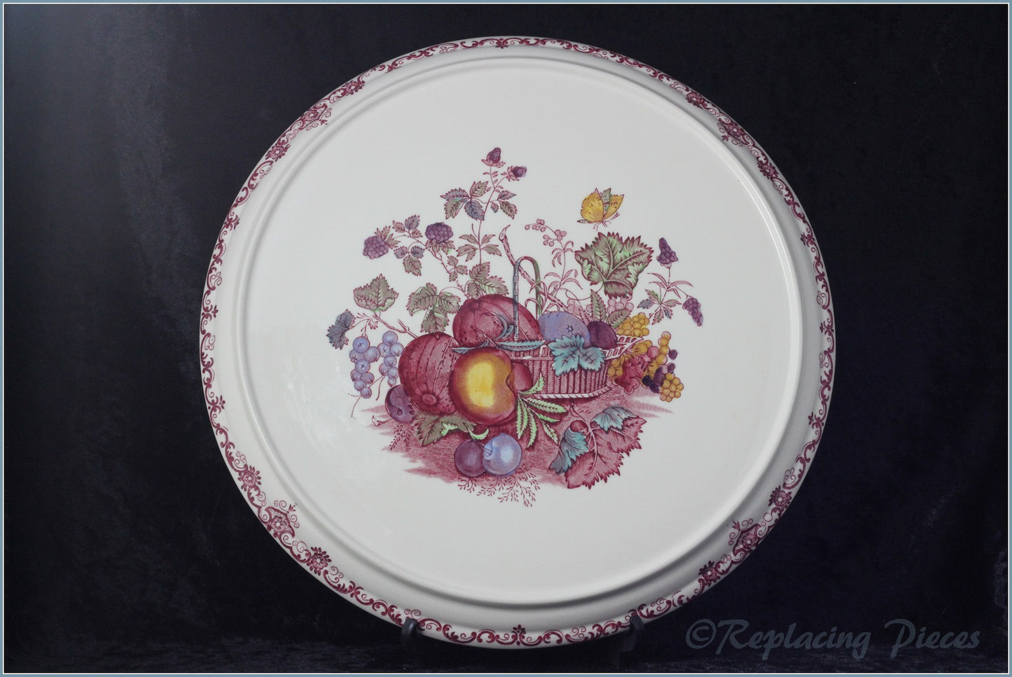 Masons - Fruit Basket Pink - Stilton Dome