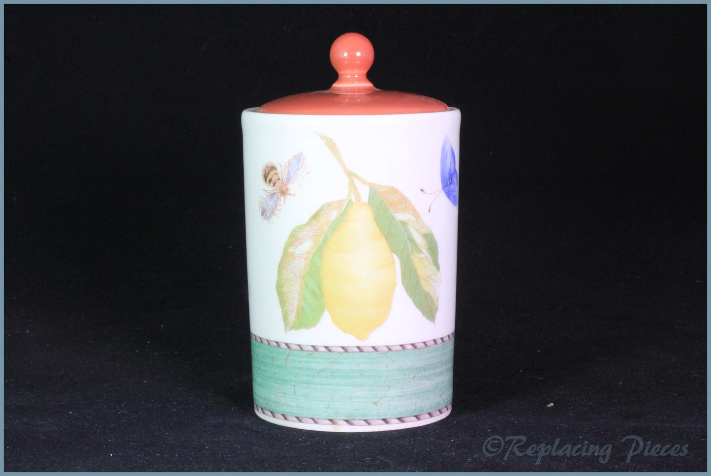 Wedgwood - Sarahs Garden - 4 3/4" Tall Storage Jar (Roast Asparagus)