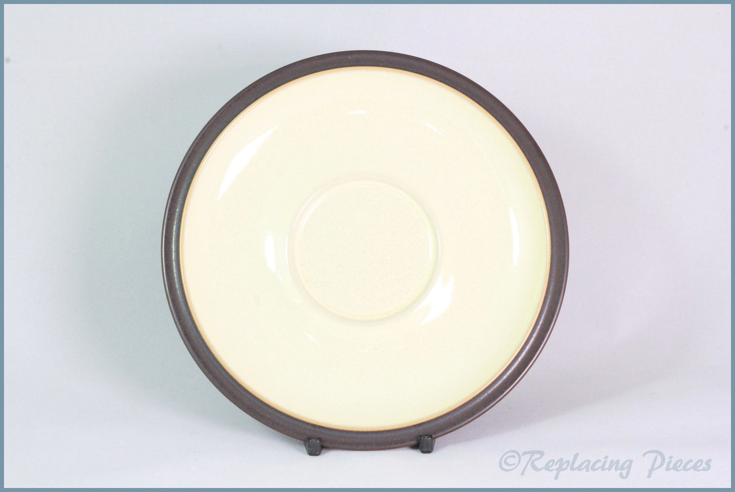 Denby - Energy - Tea Saucer (Green On Charcoal)