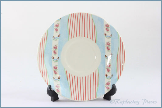 Johnson Brothers - Farmhouse Chic (Silky Stripe) - Tea Saucer