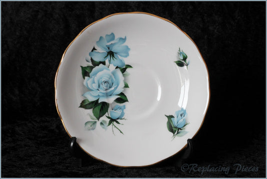 Queen Anne - 8282 (Blue Rose) - Tea Saucer