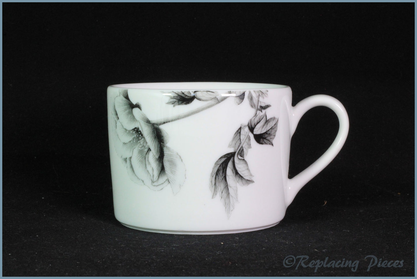 Royal Worcester - Black Peony - Teacup