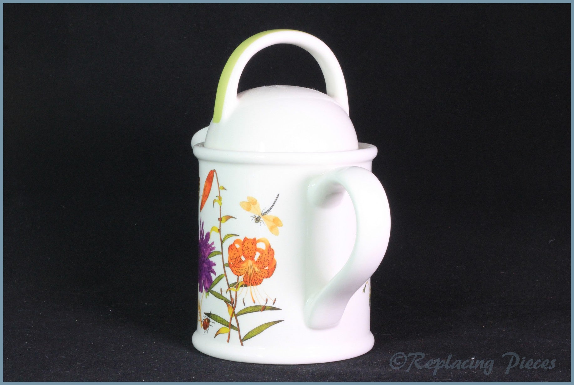 RHS - Sharing The Best In Gardening - Watering Can Teapot (Purple Flower)