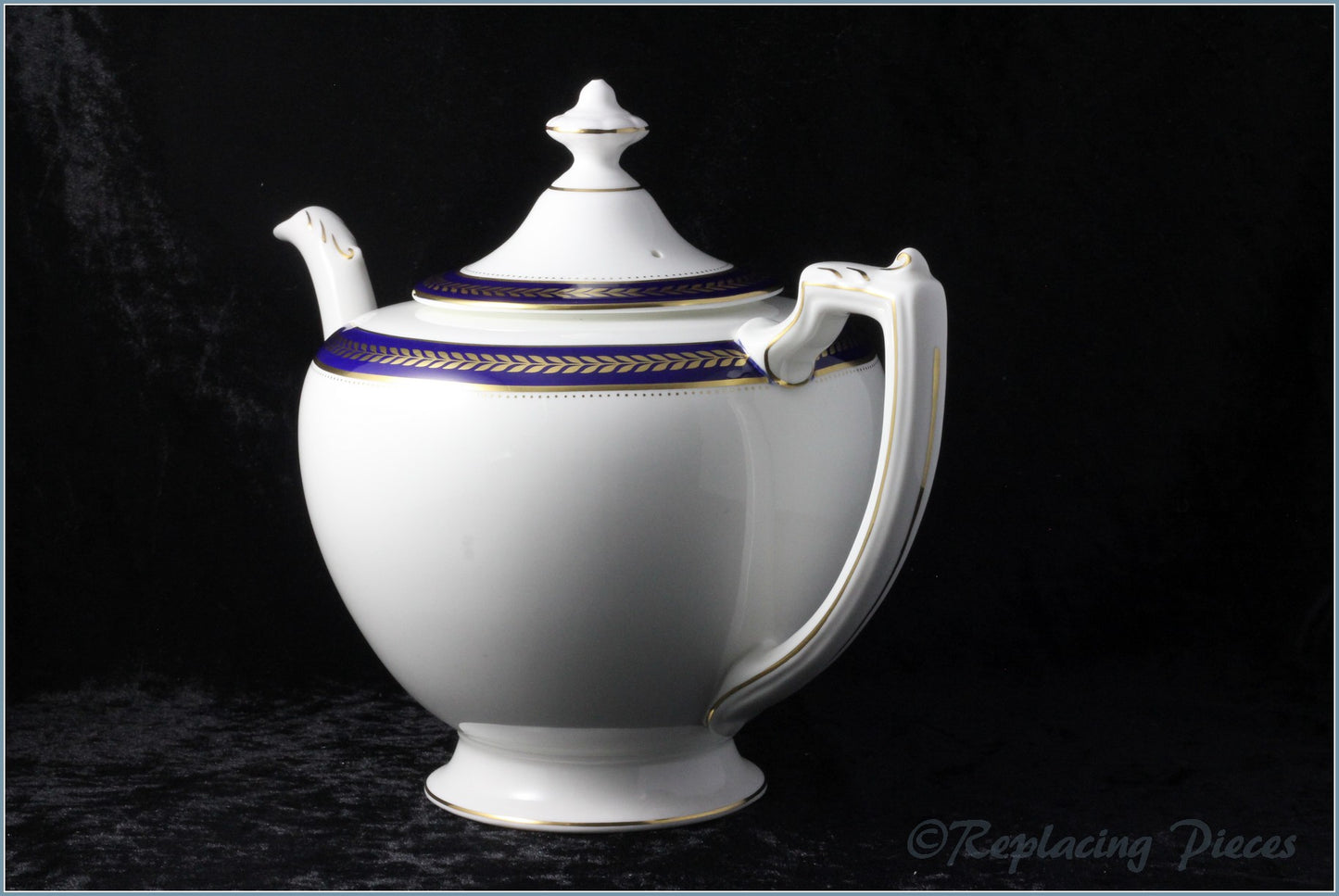 Coalport - Blue Wheat - Teapot