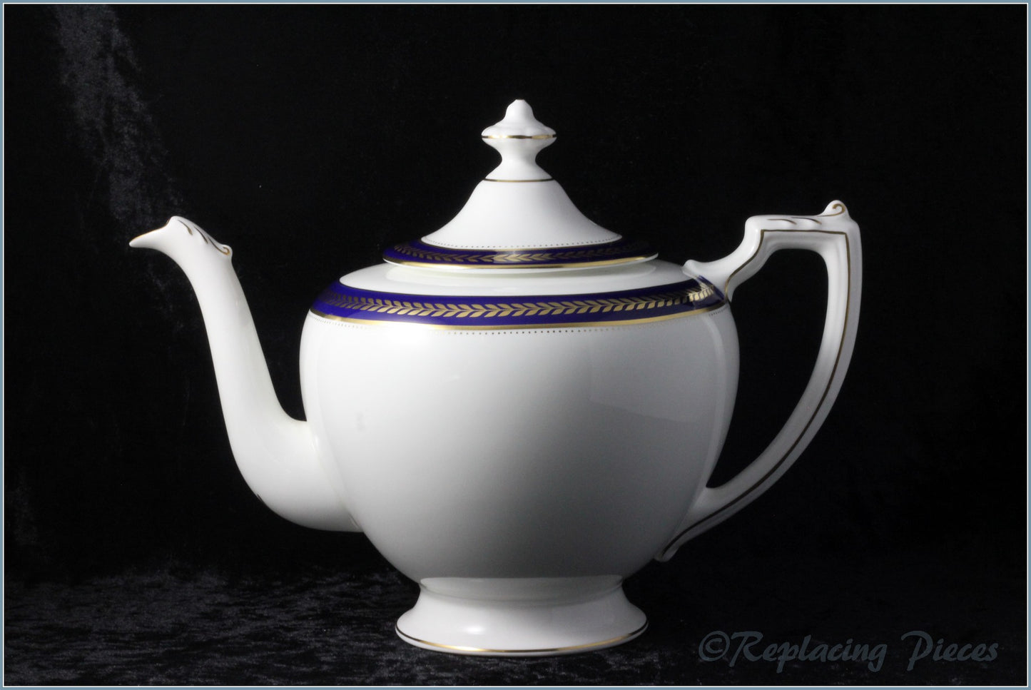Coalport - Blue Wheat - Teapot