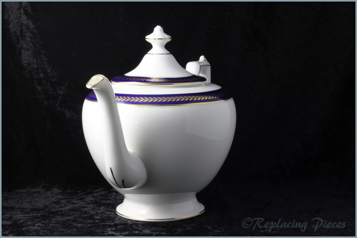 Coalport - Blue Wheat - Teapot