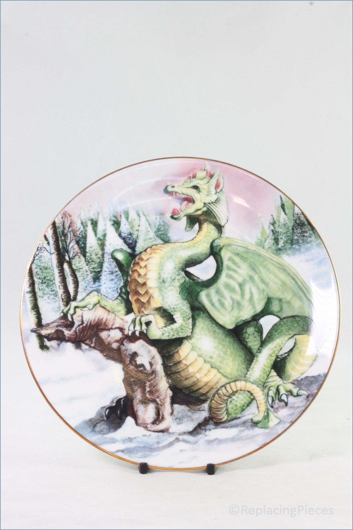  - Crown Staffordshire コレクタープレート　うさぎ【s0197】 Crown Staffordshire Collector Plates – ReplacingPieces