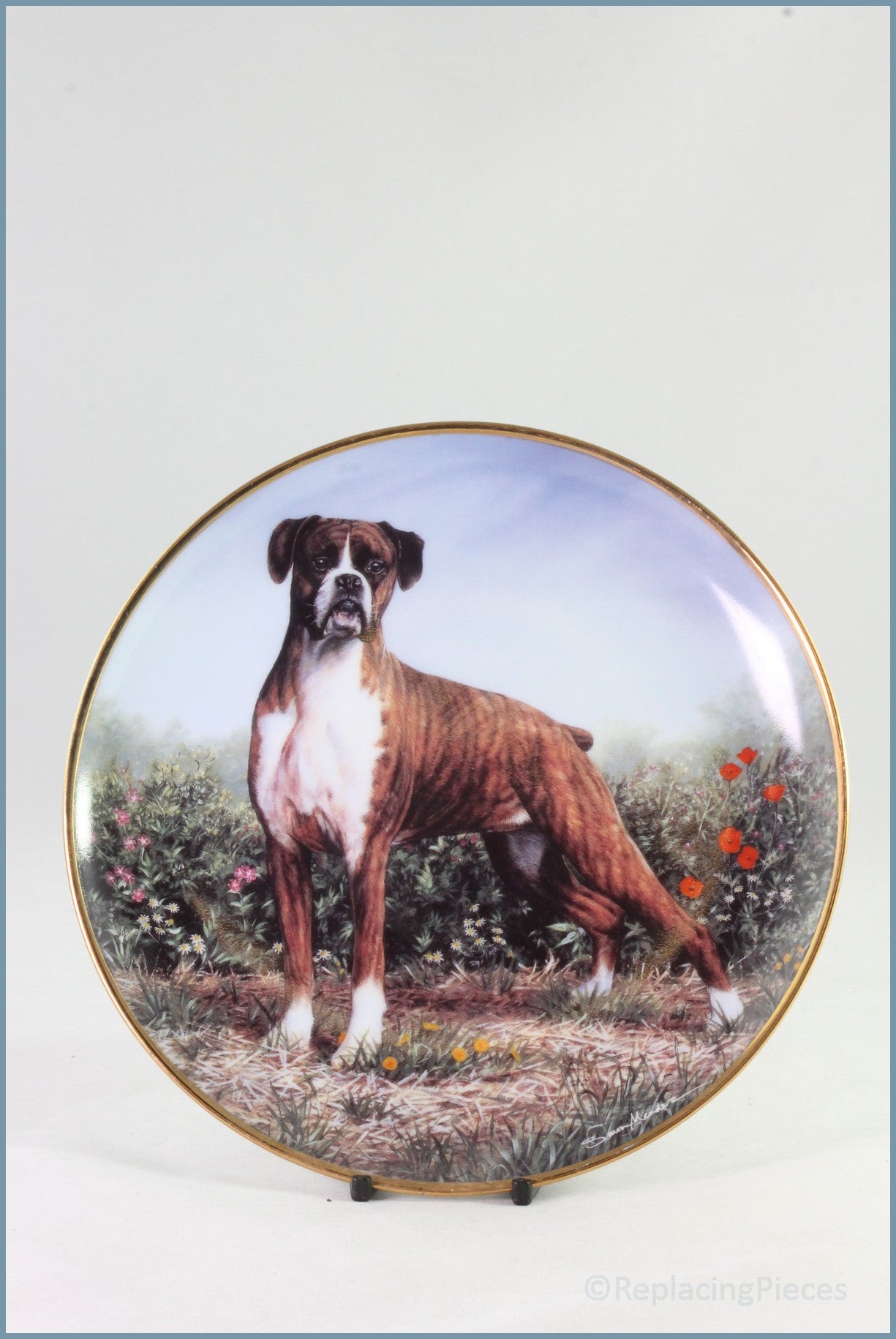 Danbury mint dachshund outlet plates