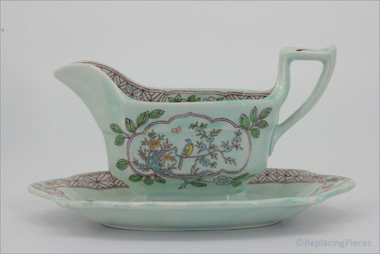 Adams - Singapore Bird - Fixed Gravy Boat And Stand