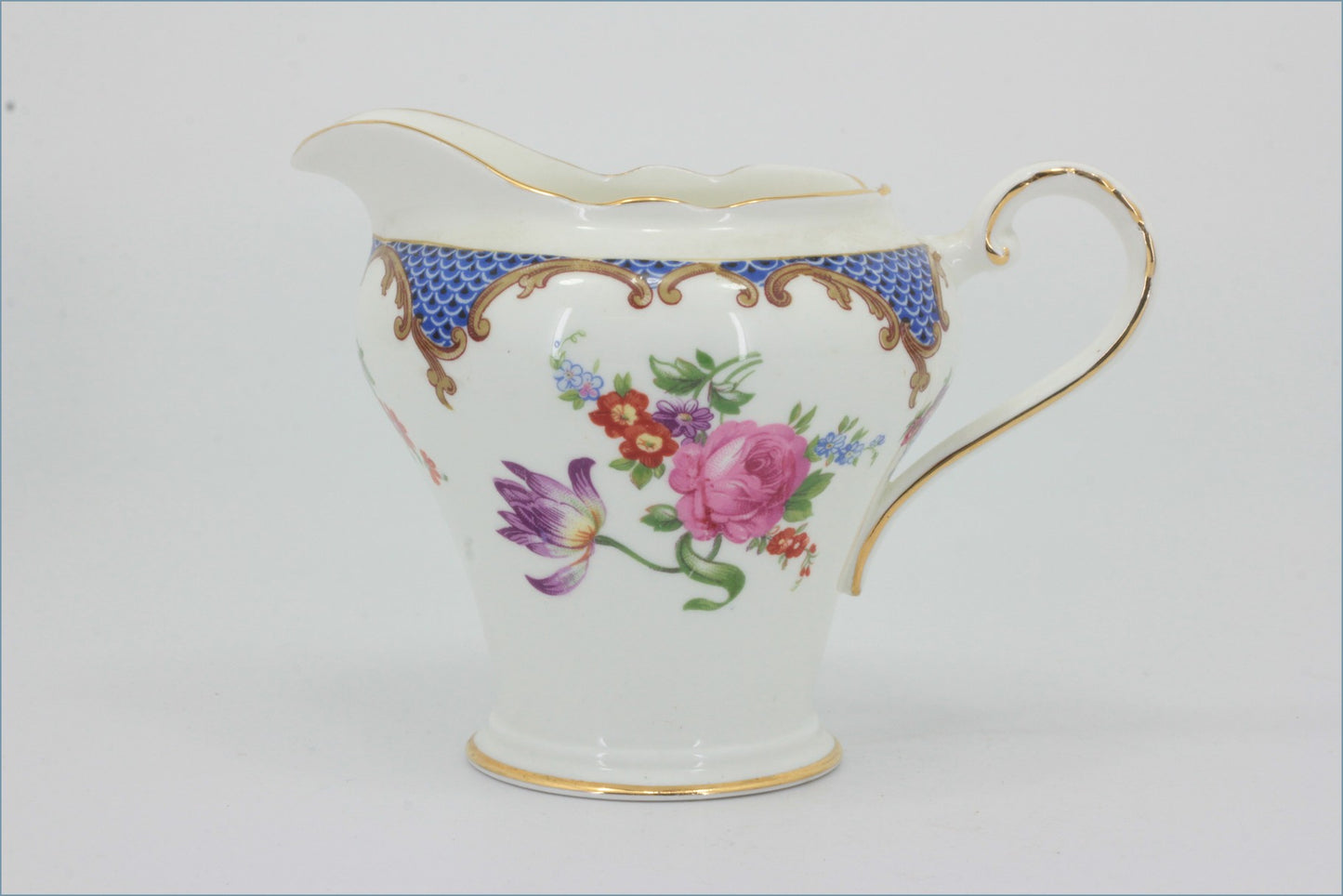 Aynsley - Tudor Blue - Milk Jug