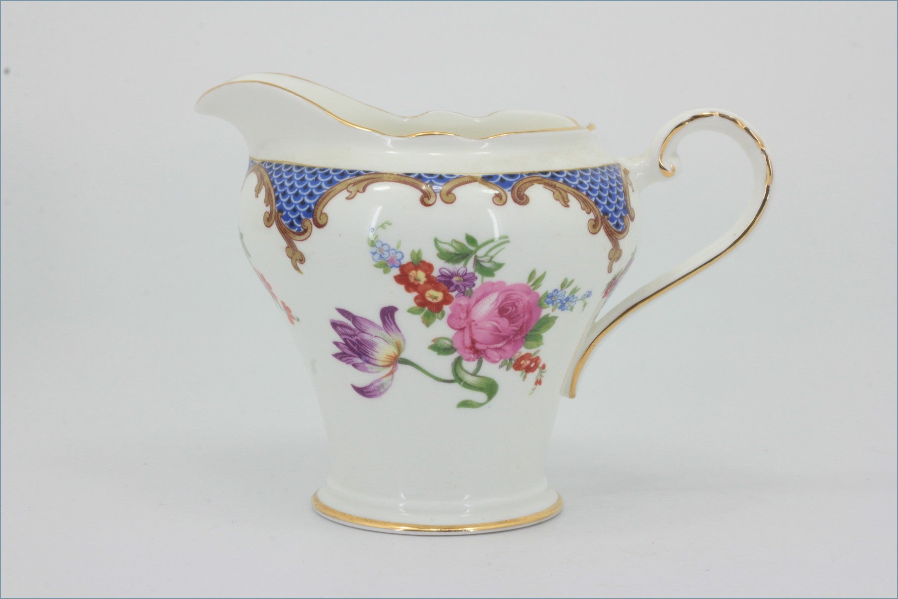Aynsley - Tudor Blue - Milk Jug
