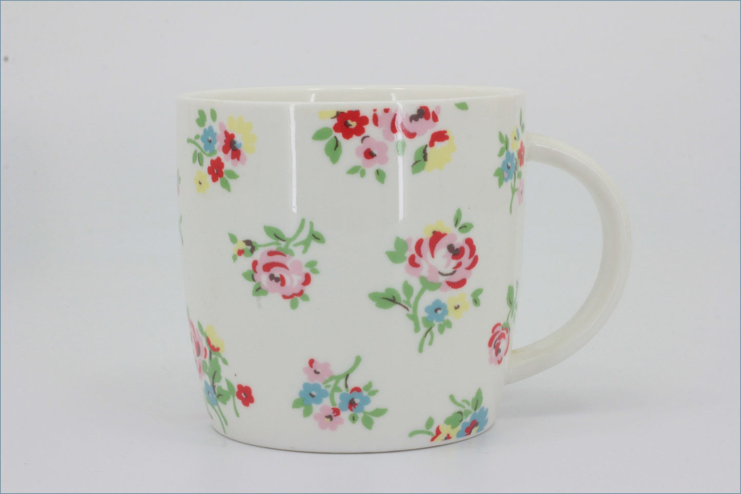 Churchill - Cath Kidston - Mug (White & Pink, Blue & Yellow Roses)