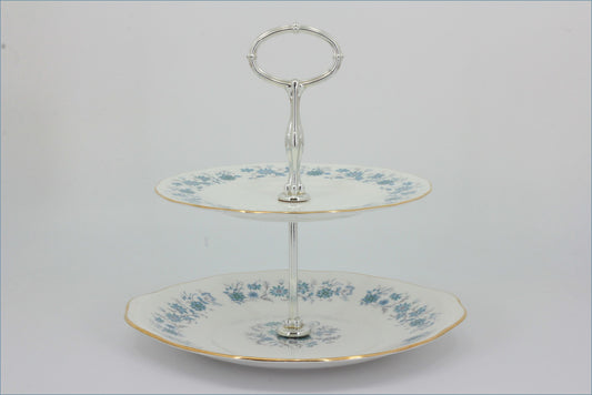 Colclough - Braganza - 2 Tier Cake Stand