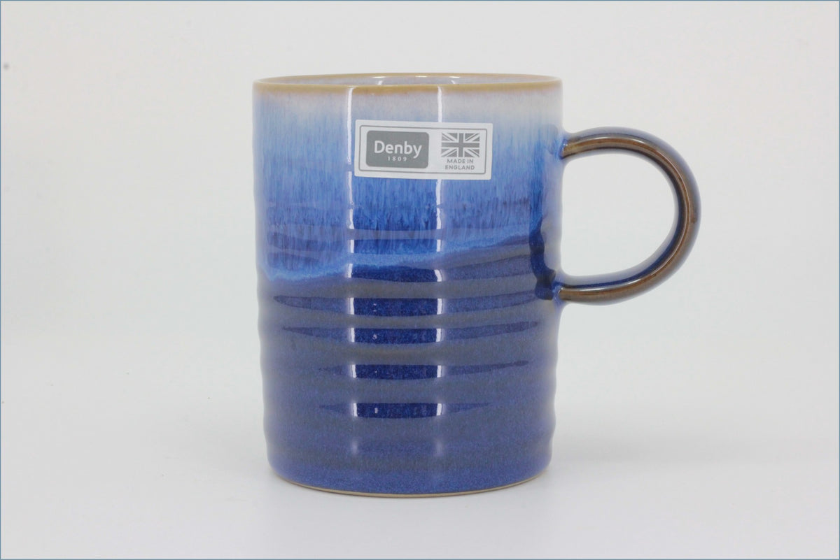 Denby - Blue Haze - Ridged Mug