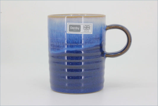 Denby - Blue Haze - Ridged Mug