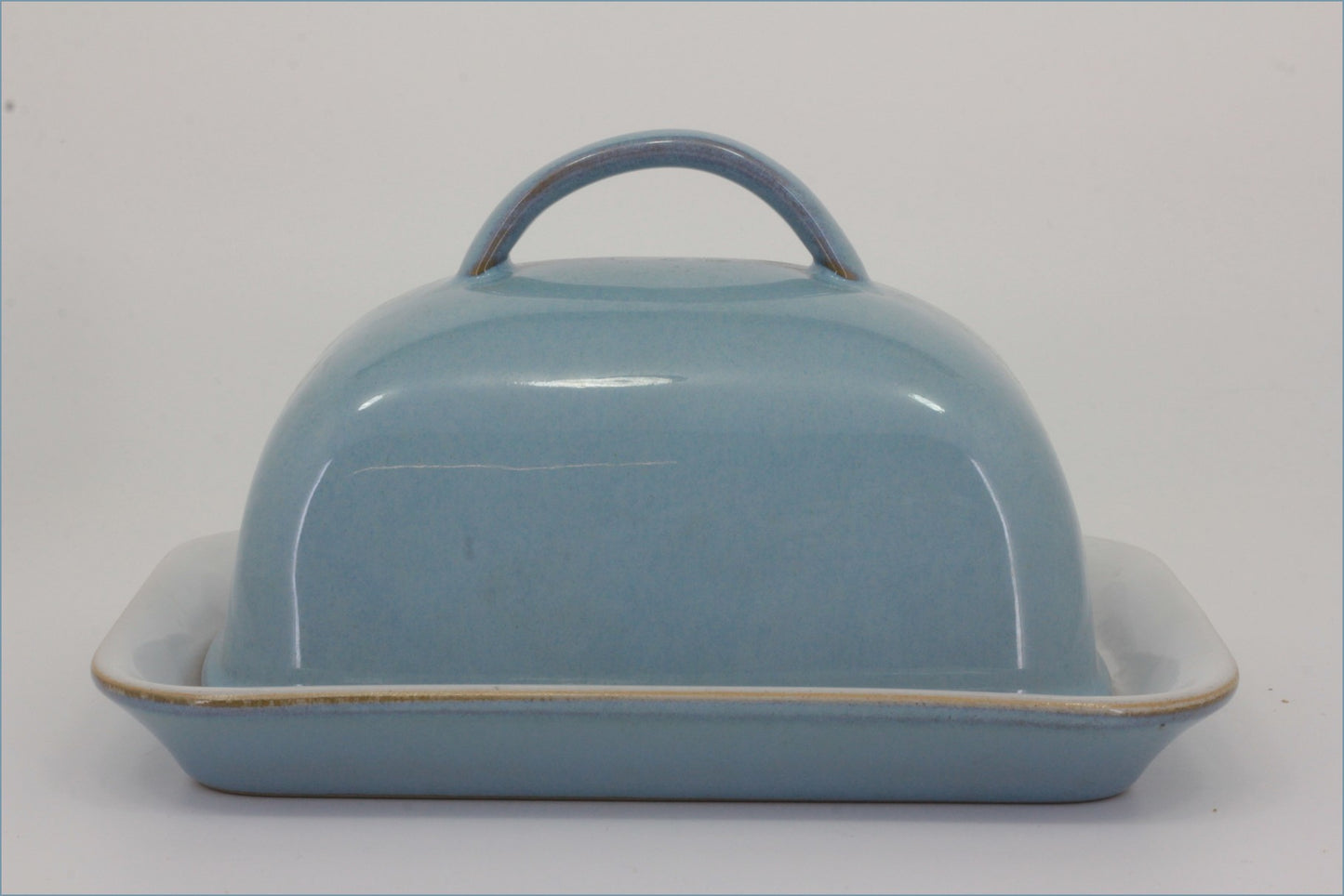 Denby - Colonial Blue - Lidded Butter Dish
